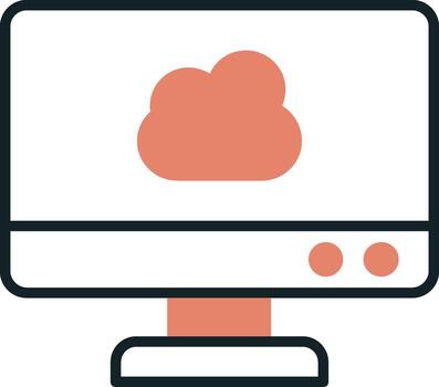 Cloud Computing Vector Icon