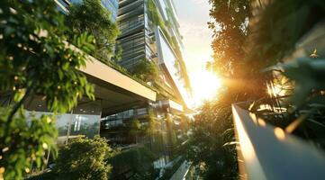 AI generated what is sustainable architecture photo