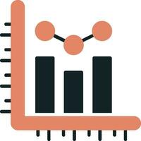 Bar chart Vector Icon