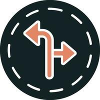 Turn Direction Vector Icon