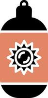 Sun Cream Vector Icon