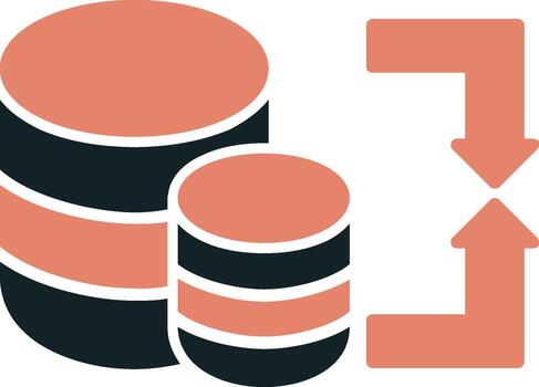 Data Migration Vector Icon