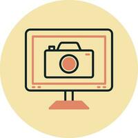 icono de vector de camara