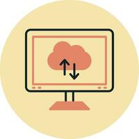 Cloud Computing Vector Icon