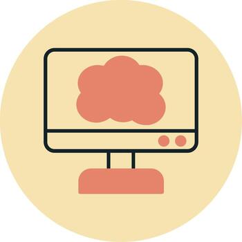 Cloud Computing Vector Icon