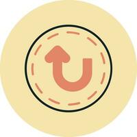 U Turn Vector Icon