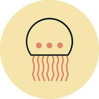 Jellyfish Vector Icon