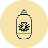 Sun Cream Vector Icon