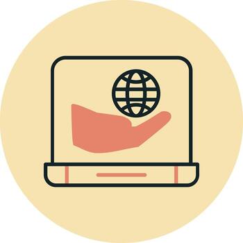 globe netwrok Vector Icon