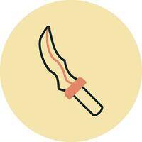 icono de vector de cuchillo