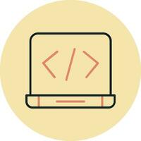 Web coding Vector Icon