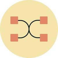 Many To Many Vector Icon