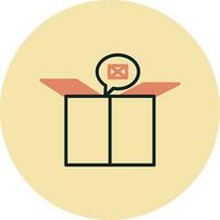 Think Outside The Box Vector Icon