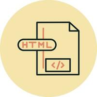 Html File Vector Icon