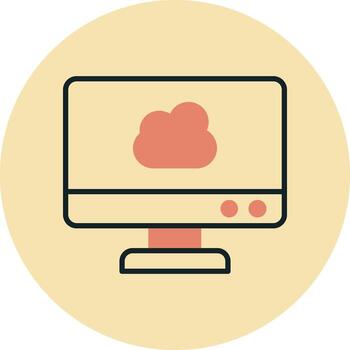 Cloud Computing Vector Icon