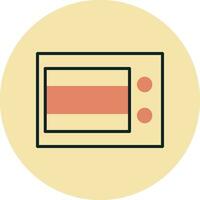 Microwave Oven Vector Icon