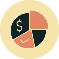 Pie Chart Vector Icon