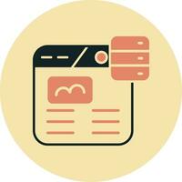Web Hosting Vector Icon
