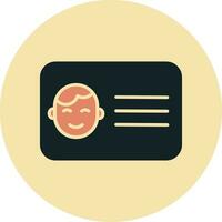 Business Card Vector Icon