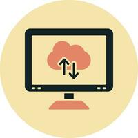 Cloud Computing Vector Icon