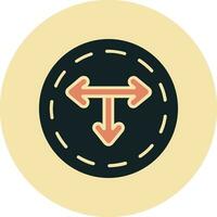 T Junction Vector Icon