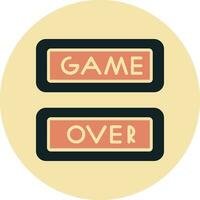 Game over Vector Icon