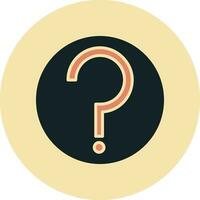 Question Mark Vector Icon