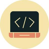 Web coding Vector Icon
