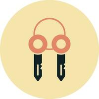 Surrogate Key Vector Icon