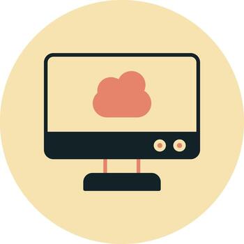 Cloud Computing Vector Icon