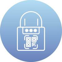 Smart Padlock Vector Icon