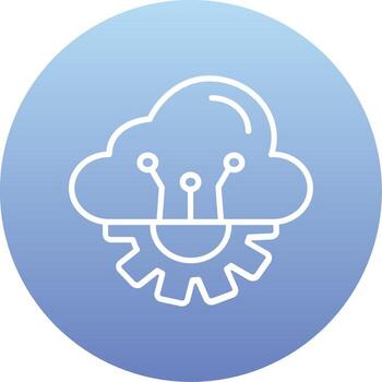 Cloud Computing Vector Icon