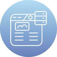 Web Hosting Vector Icon