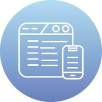 Responsive Vector Icon