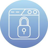 icono de vector de seguridad