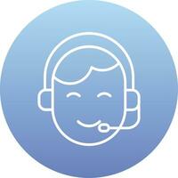 Customer Service Agent Vector Icon