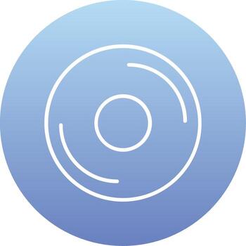 icono de vector de disco compacto