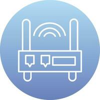 icono de vector de enrutador wifi