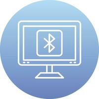 icono de vector de bluetooth