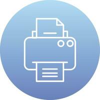 Printer Vector Icon