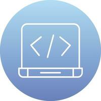 Web coding Vector Icon