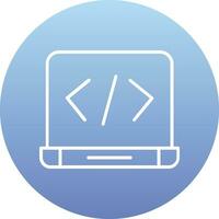 Web coding Vector Icon