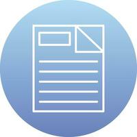 Master Data Vector Icon