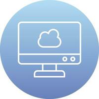 Cloud Computing Vector Icon