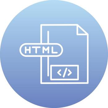 Html File Vector Icon