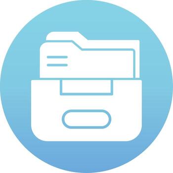 icono de vector de carpeta