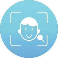 Face Scanner Vector Icon