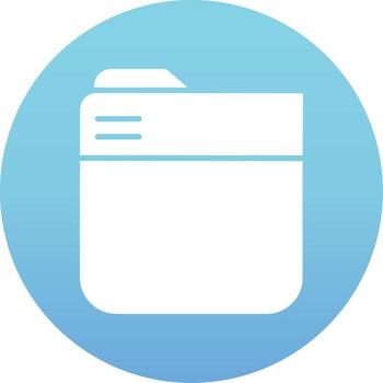 icono de vector de carpeta