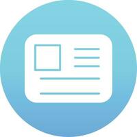 Id Card Vector Icon