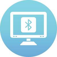 icono de vector de bluetooth